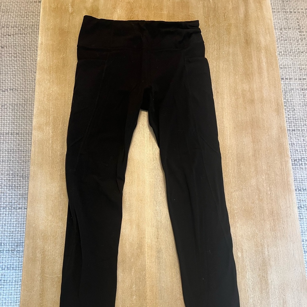 Athleta Girl Black Leggings Size XL 14 Girls